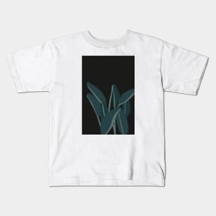 Abstract Bird of Paradise Plant Kids T-Shirt